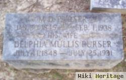 Margaret Philadelphia "delphia" Mullis Purser