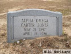 Alpha Omega Carter Jones