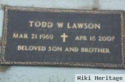 Todd W Lawson