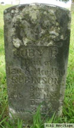 Ruby R Robinson