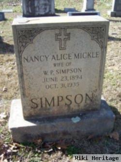 Nancy Alice Micker Simpson