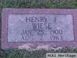 Henry F. Wiese
