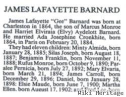 James Lafayette "gee" Barnard