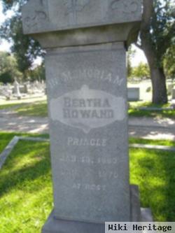 Bertha Rowand Pringle