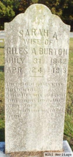 Sarah A. Crews Burton