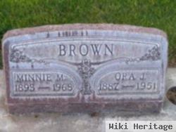 Minnie M "julia" Van Royen Brown