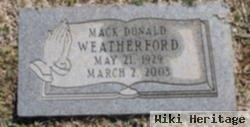 Mack Donald Weatherford