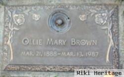 Ollie Mary Brown
