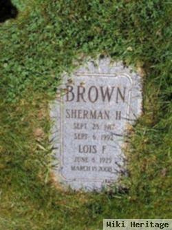 Sherman H Brown