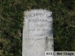 Henry Van Buren Batman