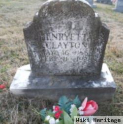 Henryetta Clayton