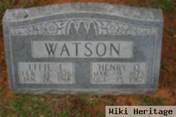 Henry O Watson