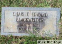 Charles Edward "charlie" Blackwelder