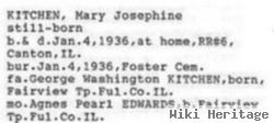 Mary Josephine Kitchen