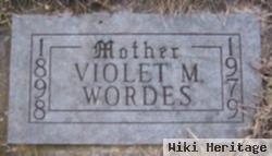 Violet M Ackerman Wordes