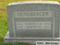 Martha R Hunsberger