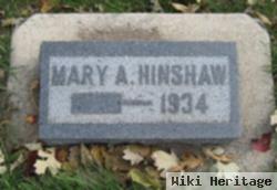 Mary A Prunk Hinshaw