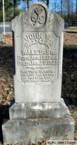 John William Wales, Sr