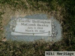 Lucille Buffington Macomb Baxter