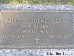 Pvt William Eugene "willie" Burns