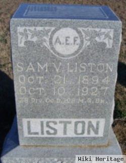 Sam V Liston