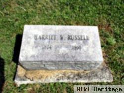 Harriet W Russell