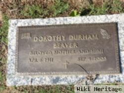 Dorothy Durham Beaver