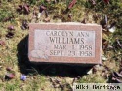 Carolyn Ann Williams