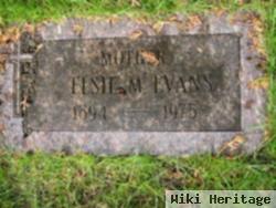 Elsie M Evans