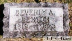 Beverly A Benton