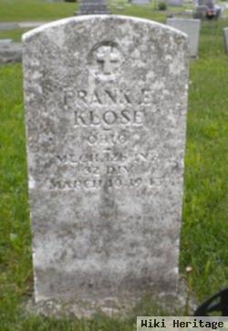 Frank Edward Klose