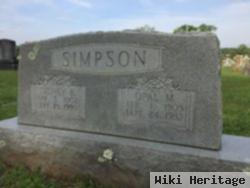 Sidney Burgess Simpson, Sr