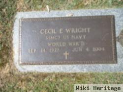 Cecil E Wright