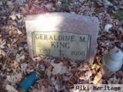 Geraldine M King