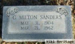 G Milton Sanders