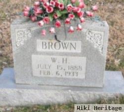 W. H. "bud" Brown