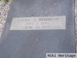 Carrie T Whiddon