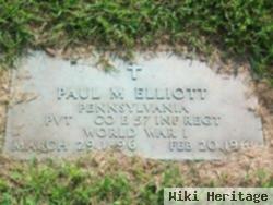 Pvt Paul Morton Elliott