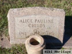 Alice Pauline Wall Childs