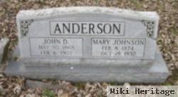 John D Anderson