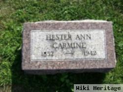 Hester Ann "hessie" Lane Carmine