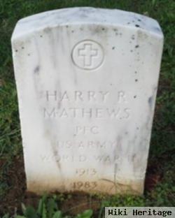 Harry R Mathews