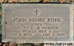 John Henry Rohe