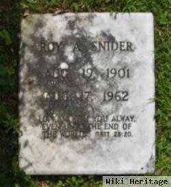 Roy Alexander Snider