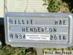 Billie Mae Burns Henderson