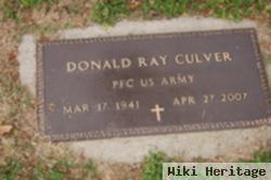 Rev Donald Ray Culver