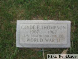 Clyde E Thompson