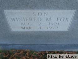 Winifred M Fox