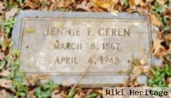 Frances Jane "jennie" Francisco Geren