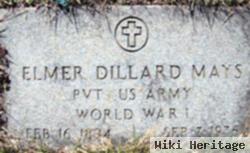 Pvt Elmer Dillard Mays